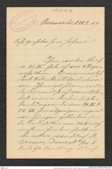Nachlass Franz Steindachner, Brief von C. Heller; C. Kersten & Co. an Franz Steindachner (23.10.1909), Inv.Nr. 212.06, Seite 1